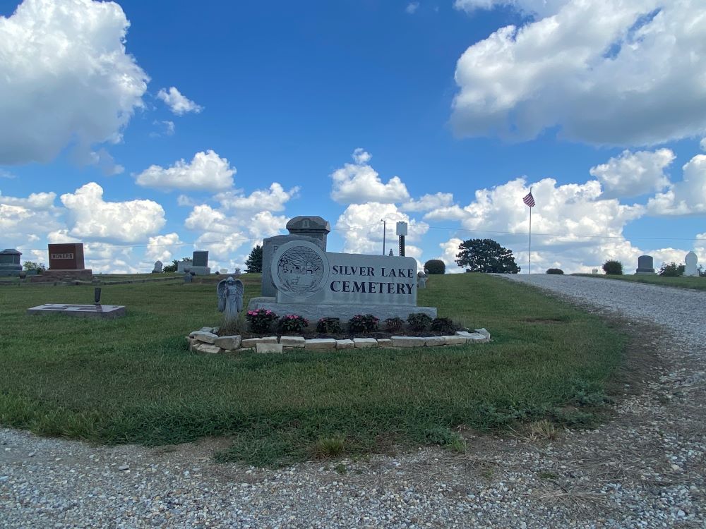 Photo from the Silver Lake Township Cemetery